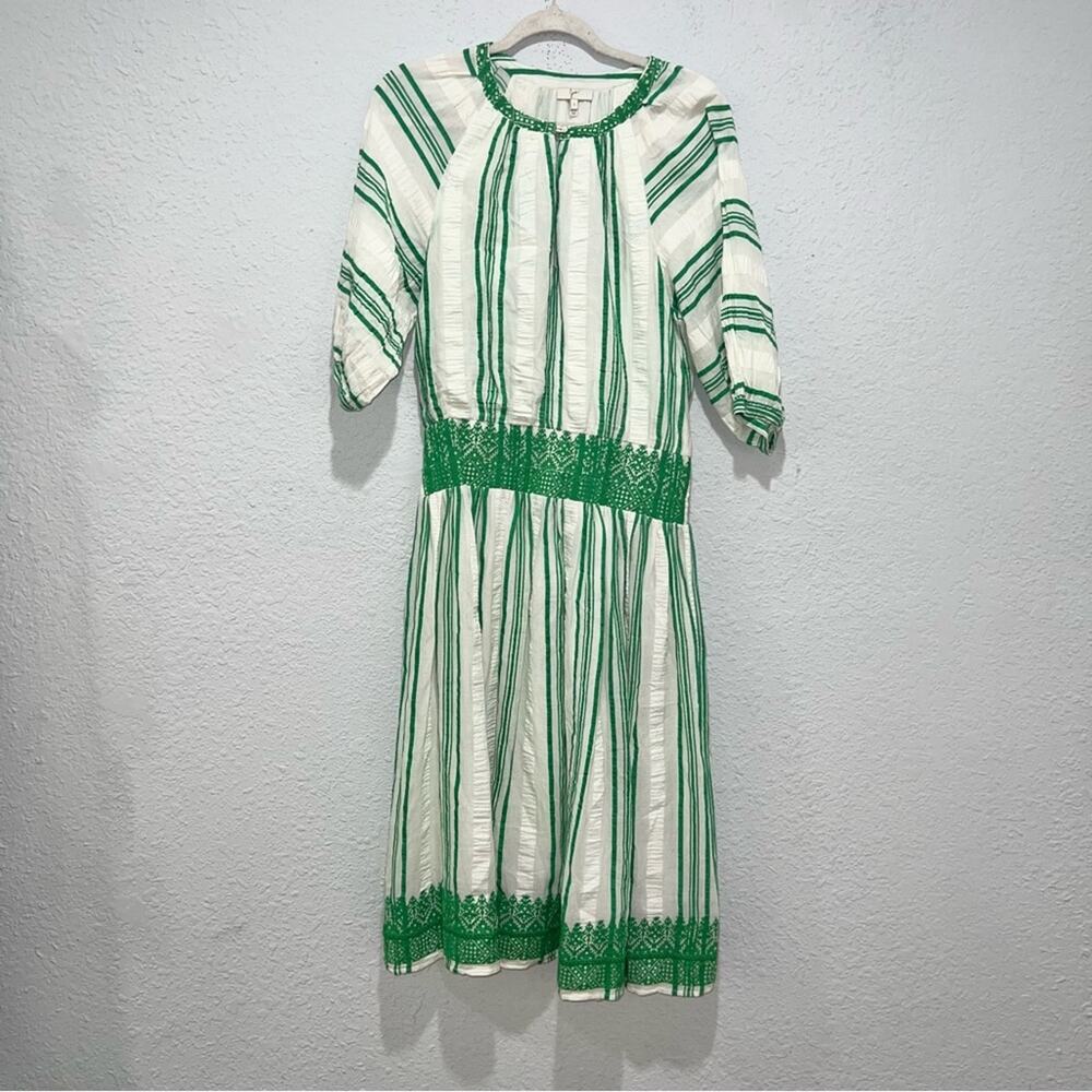 Joie Striped Midi Dress